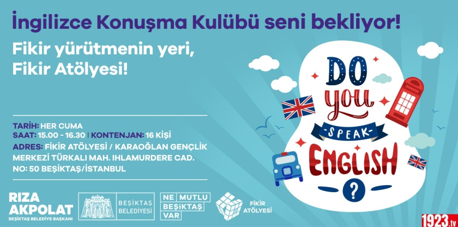 ingilizcekonusmakulubu BEŞİKTAŞ BELEDİYESİ 1923TV
